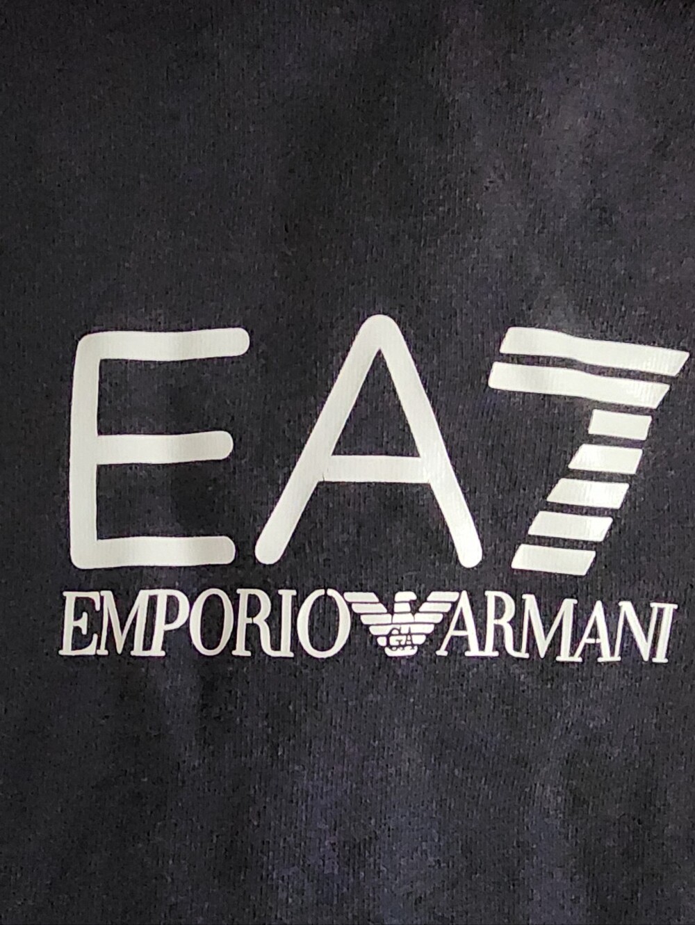 Emporio Armani EA7 Black Logo Hoodie